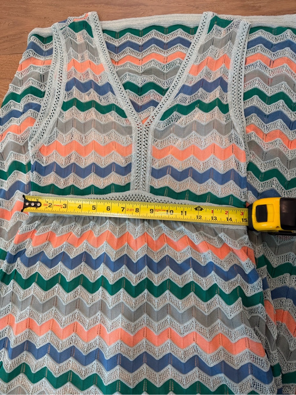 Vintage Missoni Zig Zag Pattern Maxi Dress - Picture 8 of 8